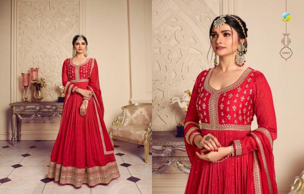 Vinay Kaseesh Gunjita Georgette Designer Ready Made Gown Collection